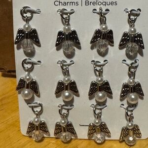 Silver Angel Wing Earrings